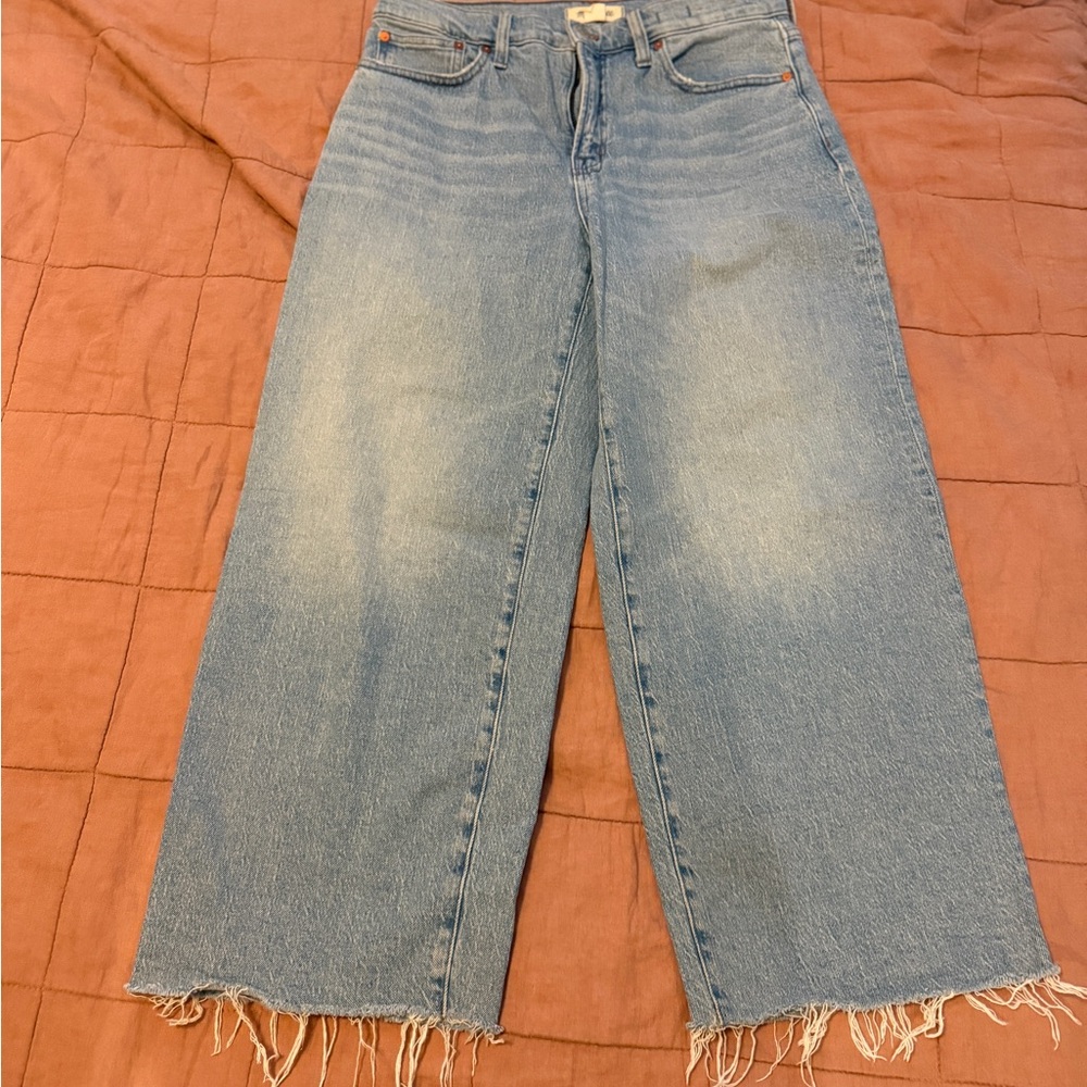 Madewell Perfect Vintage Wide Leg Crop Jeans